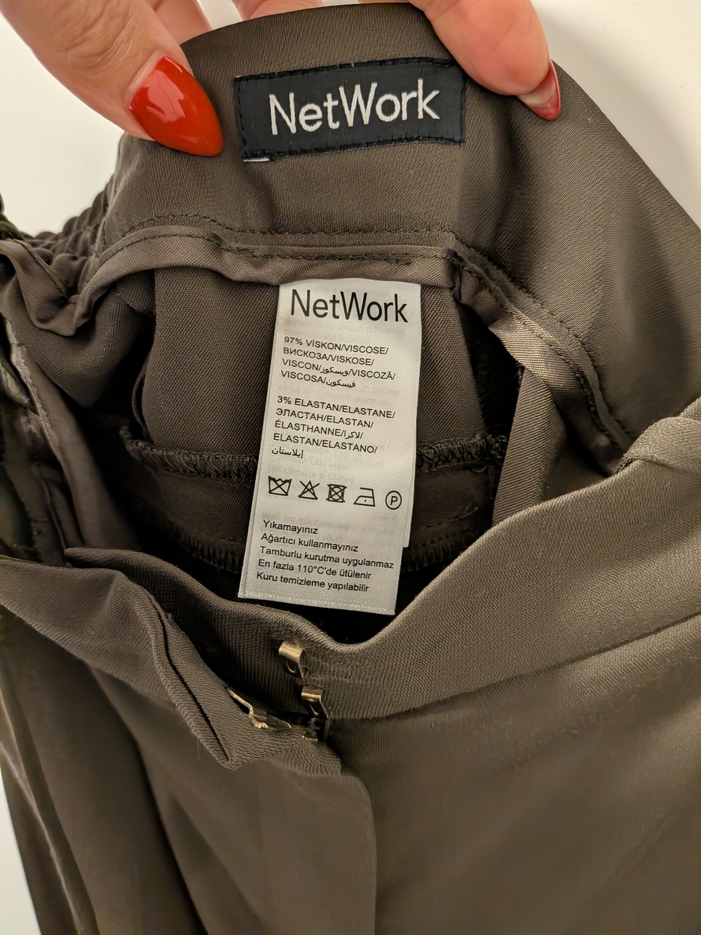 Network Green Gray Trousers